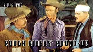 Rough Riders' Round-Up | English Full Movie | Drama Western
