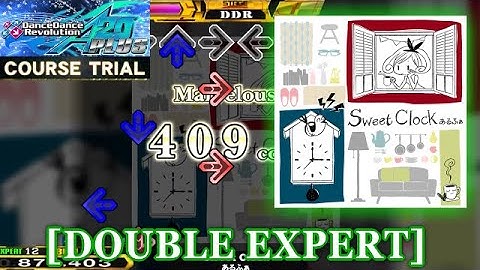 【DDR A20 PLUS】 Sweet Clock [DOUBLE EXPERT] 譜面確認＋クラップ