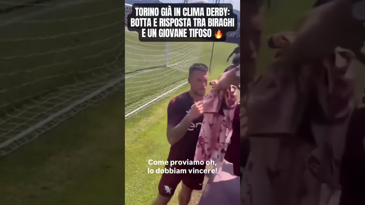 Biraghi risponde stizzito a tifoso che chiede di vincere il derby 