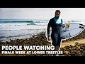 Scenes From The Sand Before The Rip Curl WSL Finals | People Watching