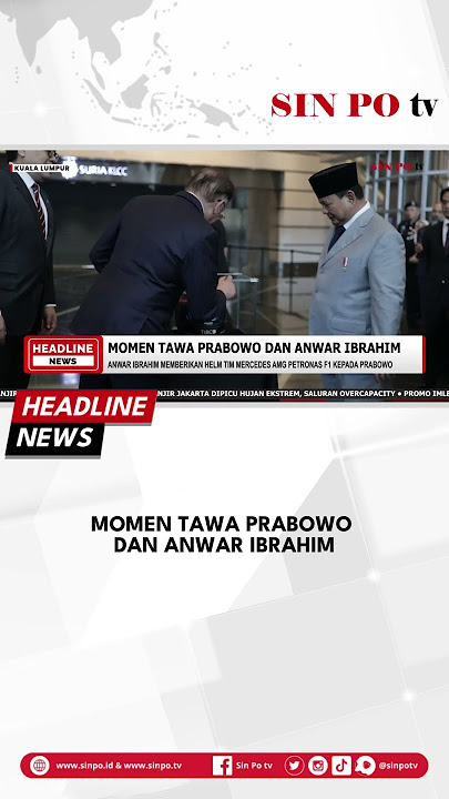 Momen Tawa Prabowo Dan Anwar Ibrahim
