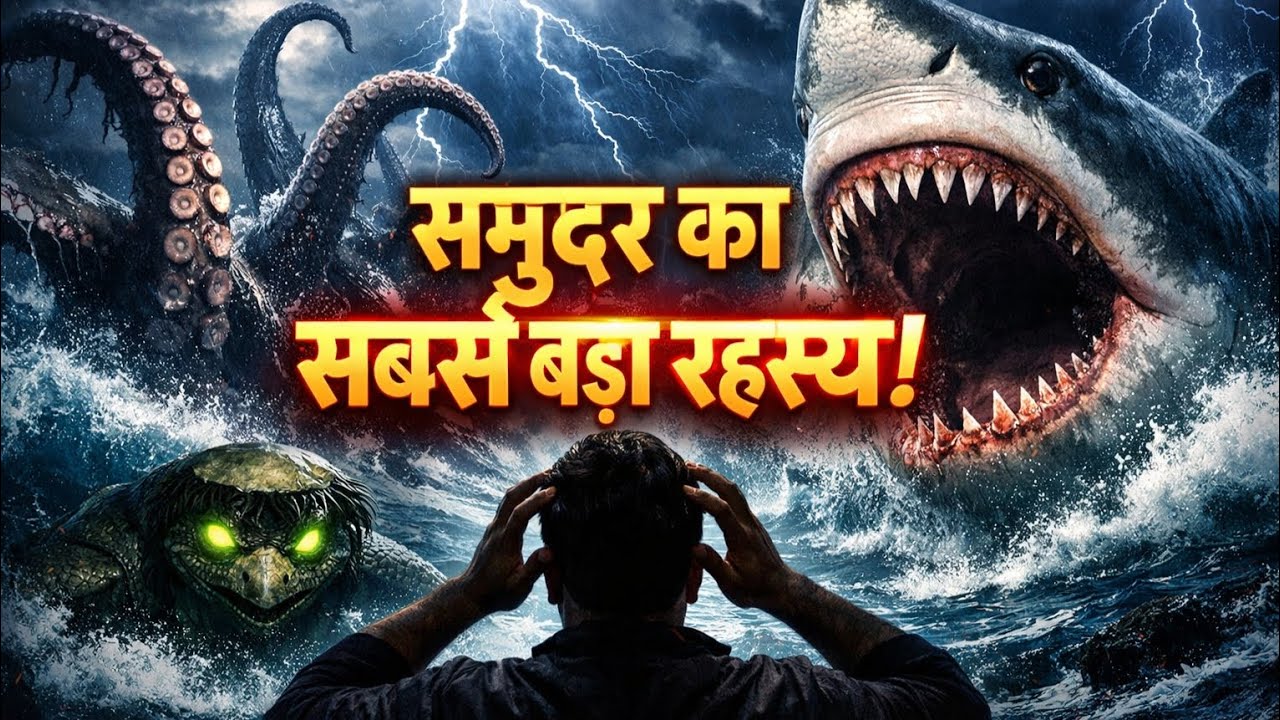 Megalodon Abhi Bhi Zinda Hai? 😱 | Kraken Aur Kappa Ka Sach | Ocean Mysteries Explained in Hindi😱