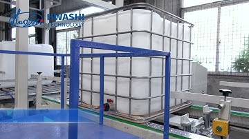 1000L 1200L IBC Tank Cage Detection Line IBC Leakage Testing Machine