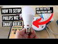 How To Set Up Philips Wiz Smart Light Bulb : Better Than Philips Hue?