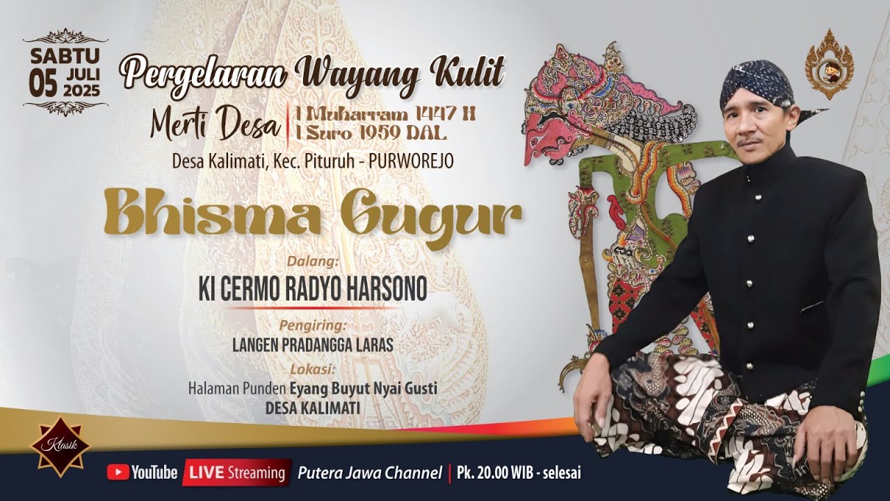 #LIVE WAYANG KULIT DALANG KI RADYO HARSONO LAKON BISMA GUGUR