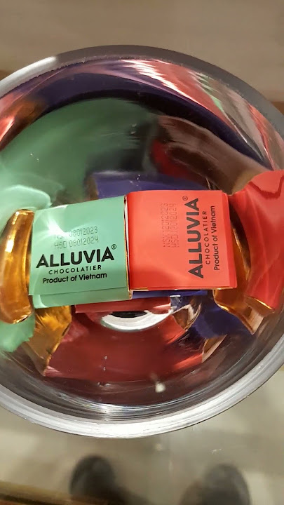 satisfying the taste Alluvia chocolate/asmr #shorts