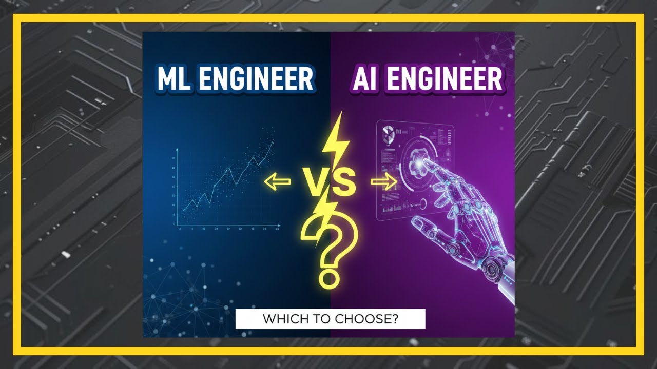 AI Engineer Vs. ML Engineer Which Career to Choose | The Right Career Choice Between AI and ML