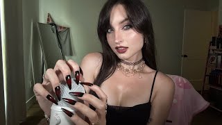 FAST & AGGRESSIVE MIC SCRATCHING ASMR (Long Claw Nails, Mouth Sounds ASMR) INTENSE 