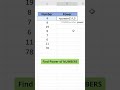 Find power of numbers