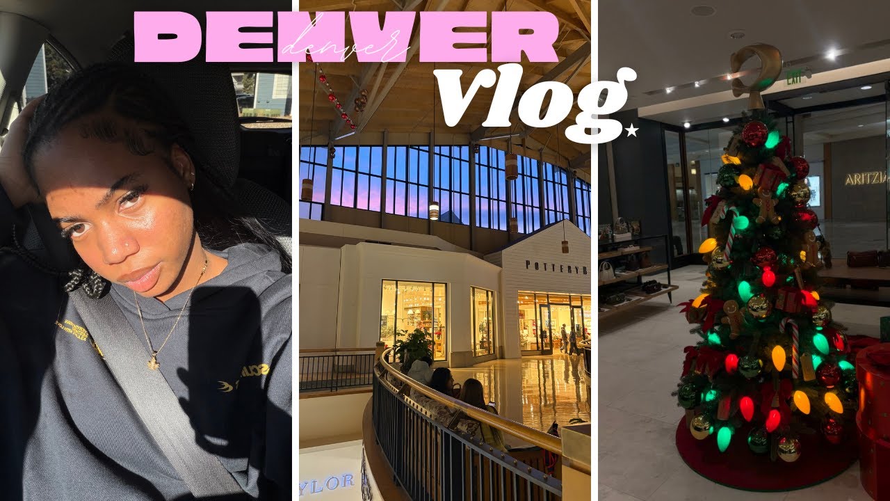 Denver Vlog| GRWM, Downtown, Shopping🤍