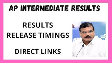 AP INTERMEDIATE RESULTS ll TODAY TIMINGS ll DIRECT LINKS  ll