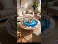 Luxury Ocean Resin Table Transformation 🌊✨ #shorts