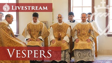 Solemn II Vespers - First Sunday of Advent - 11/27/22 -  St. Thomas Aquinas Seminary