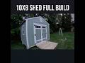 10X8 Shed Full Build Short