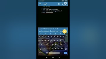simple app in python with kivy