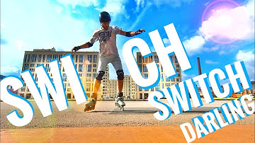 How to inline skate. How to switch from forward to backwards. 180 switch on inline skates & Monoline