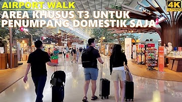 Gate Terminal 3 untuk Penumpang Keberangkatan Domestik Soekarno - Hatta International Airport