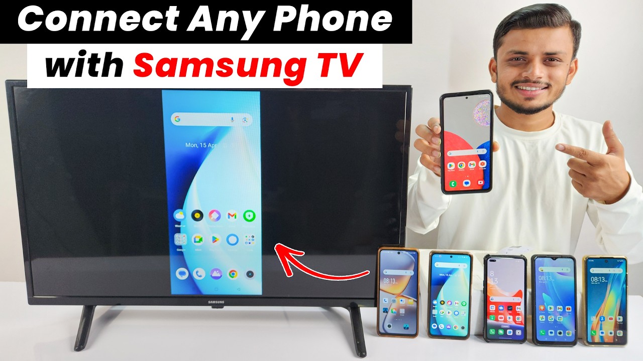Connect Samsung TV with mobile | How to connect Samsung TV to phone ...
