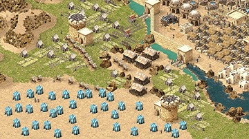 Stronghold Crusader Definitive Edition - 4v4 LAST LINE OF DEFENSE | Multiplayer Gameplay (PC/UHD)