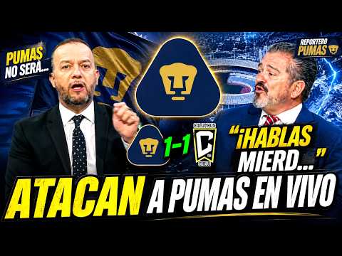 LO QUE LA TV NO MOSTRÓ SALIO AHORA🤬VERGÜENZA, PUMAS SALE PERJUDICADO PARA LA LIGA MX, PUMAS UNAM HOY
