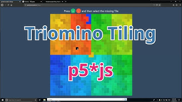 Triomino Tiling Algorithm (Python + p5js)