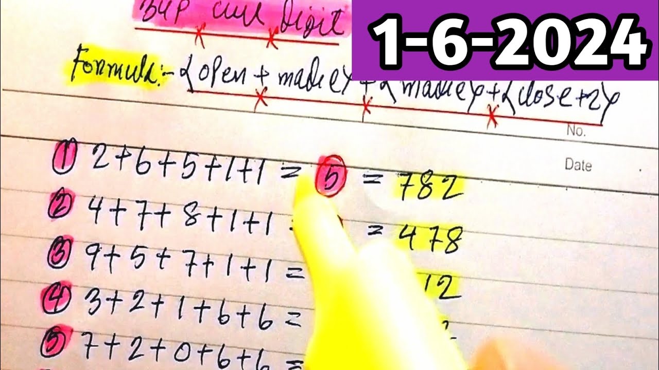 Thai lottery 3up cut digit formula for 1 6 2024 3up cut digit 100 