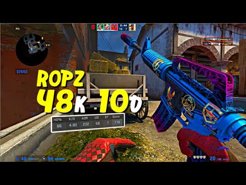 ropz 4v5 MATCHMAKING = 4.80 K/D - ropz POV