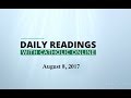Image of Daily Reading for Tuesday, August 8th, 2017 HD video