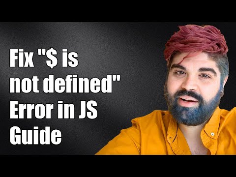 How to Fix "$ is not defined" Error in JavaScript: Troubleshooting Guide