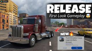 Truck Simulator Cargo Legends Released On Playstore - First Look Gameplay New Game🔥 screenshot 1