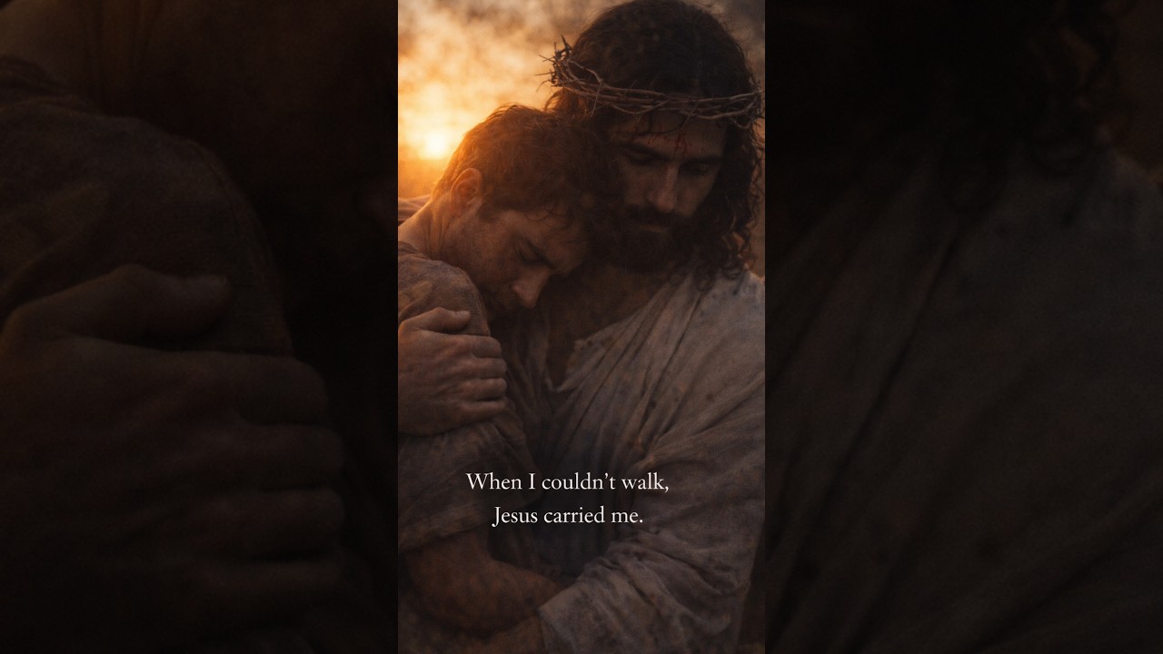 When I couldn’t walk, Jesus carried me | Daily Grace