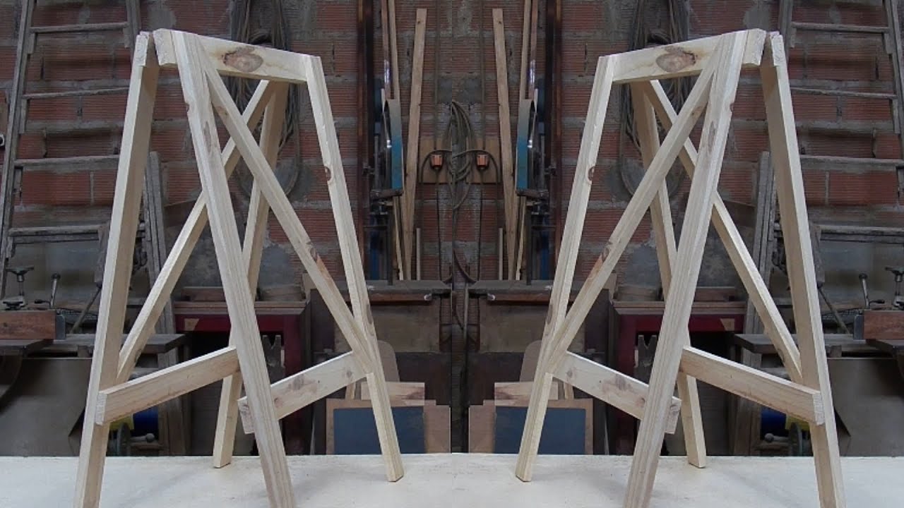 21 ideas de Caballetes y borriquetas  mesas de trabajo carpinteria,  trabajo de madera, muebles de carpintería