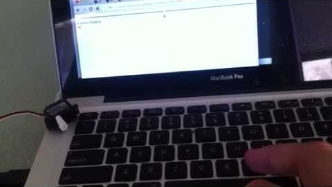 Controlling a servo from the browser