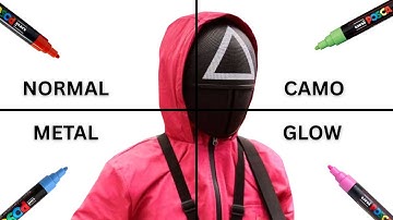 Drawing Squid-Games Guard In 4 Amazing Different Styles!