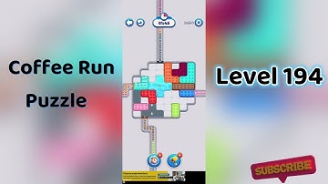 ☕ Coffee Run Puzzle Level 194 Walkthrough 🔍 | Coffee Run Level 194
