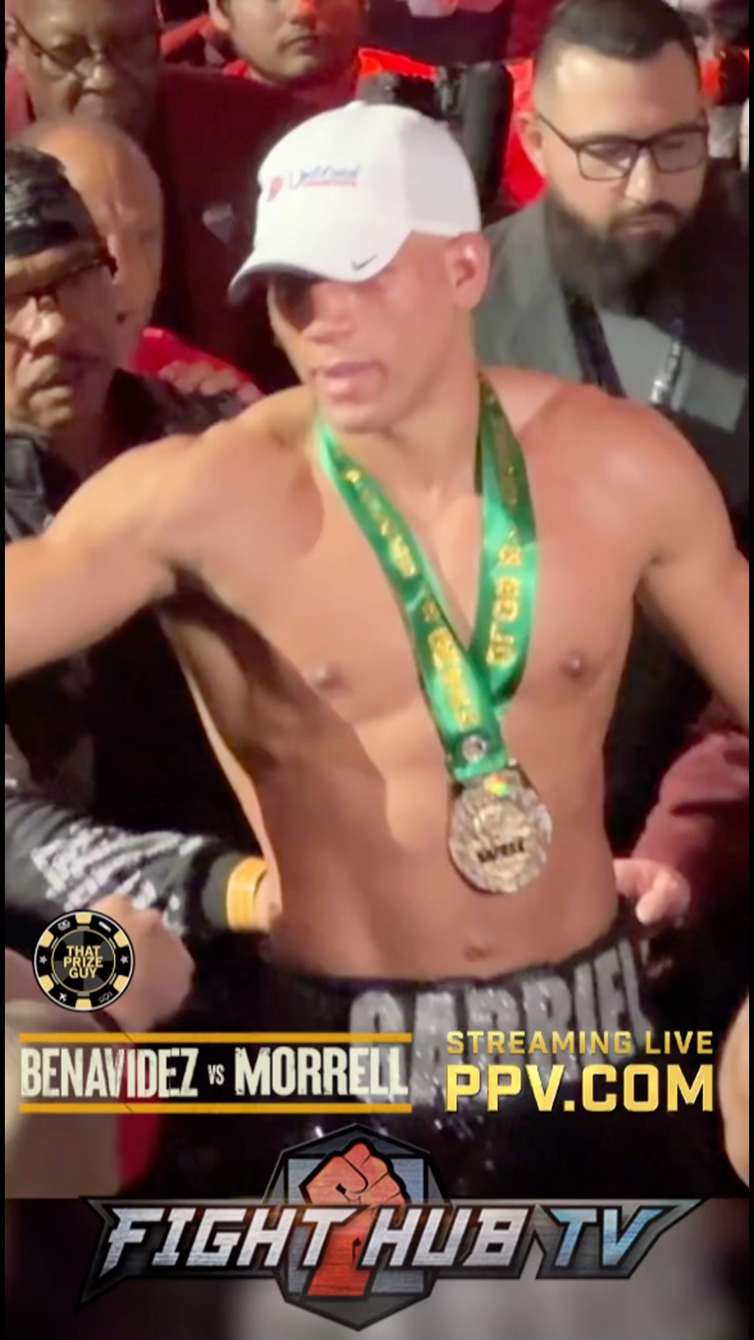 Bruised up David Morrell leaves arena cheered by fans!