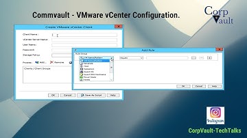 #Commvault - #VMware #vCenter Backup Configuration (Part 01) For Beginners