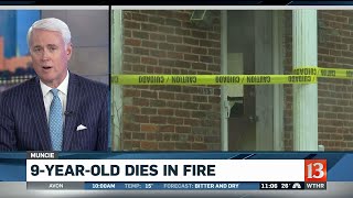 9-Year-Old Killed in Muncie House Fire