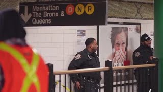Search for suspect who killed man, 18, on subway ensues