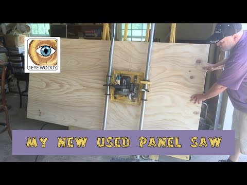 Panel Saw  Making the First Cut Without Chris Cute