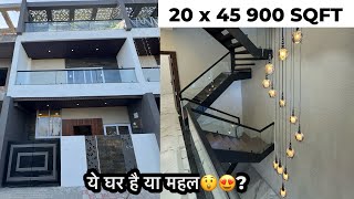 V226 | 20 x 45 sqft house plan | 4 BHK semi furnished bungalow for sale in indore 