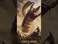 Purple Worm | D&D 5e Bestiary | Gargantuan