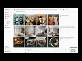 Web版Midjourneyの使用デモ