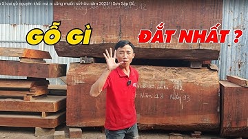 Top 5 loại gỗ nguyên khối mà ai cũng muốn sở hữu năm 2025! | Sơn Sập Gỗ