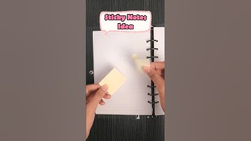Awesome Way To Use Sticky Notes😍💕#short #creativeideas #viral #notes #easydiy #unik