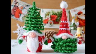 Новогодние скандинавские гномы идеи для вязания. Amazing Christmas Scandinavian Gnomes Crochet Ideas