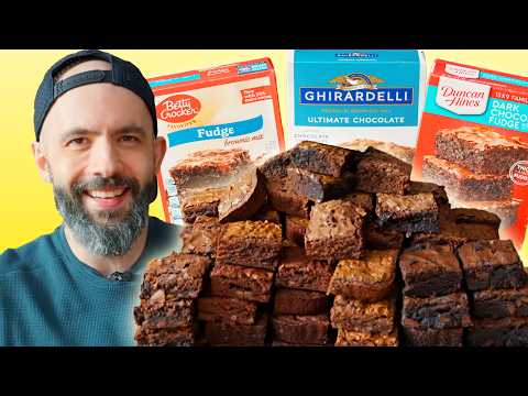 Blind Taste Test Boxed Brownie Mix  Bonus Babish