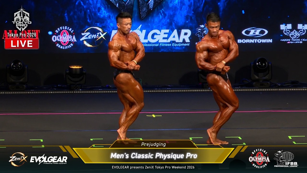 On-Demand] TOKYO PRO 2026 Men's Classic Physique Pro Class | Free