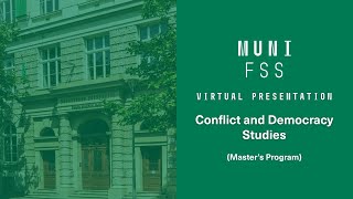 Master´s program Conflict and Democracy Studies.