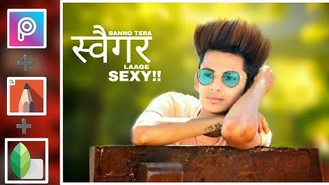 Picsart best editing tutorial || Background change + change hair style + Retouch in snapseed ||